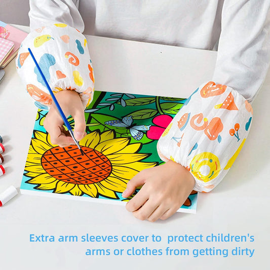 3 Pack Paint by Numbers Kit for Kids Ages 8–12 – Framed Canvas with Acrylic Paints & Brushes