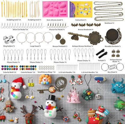 Aestd-ST Polymer Clay Kits – 85 Colors Oven-Bake Modeling Clay with Tools & DIY Accessories