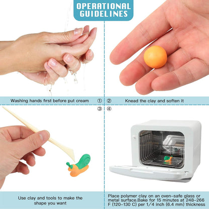 Aestd-ST Polymer Clay Kits – 85 Colors Oven-Bake Modeling Clay with Tools & DIY Accessories