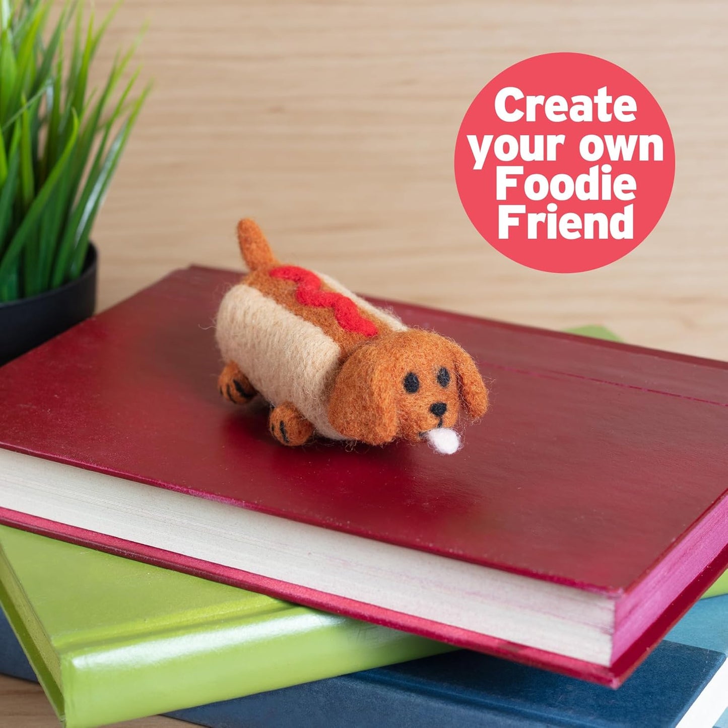 DIY Needle Felting Kit w/ Case – Animal Foodie Friends (Make 8 Adorable Designs)
