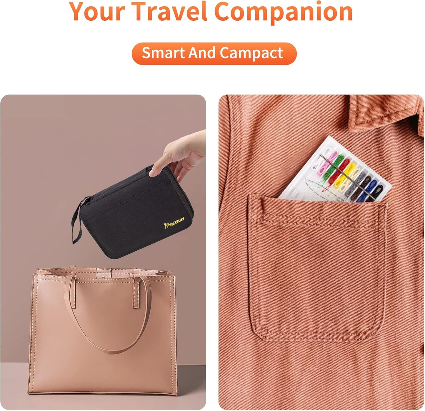 TALERLUV Needle and Thread Sewing Kit for Adults – Basic Hand Sewing Starter Set