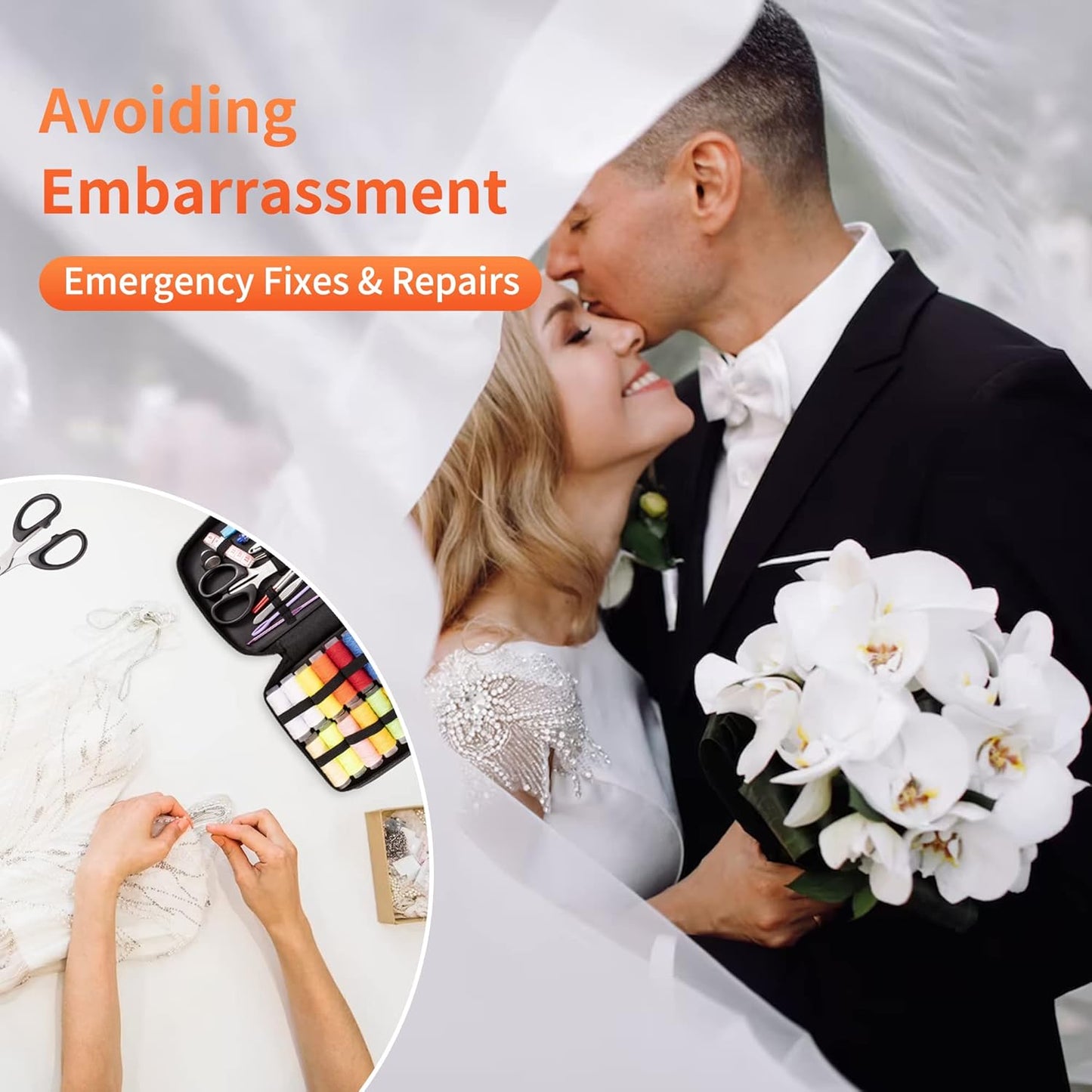 TALERLUV Needle and Thread Sewing Kit for Adults – Basic Hand Sewing Starter Set